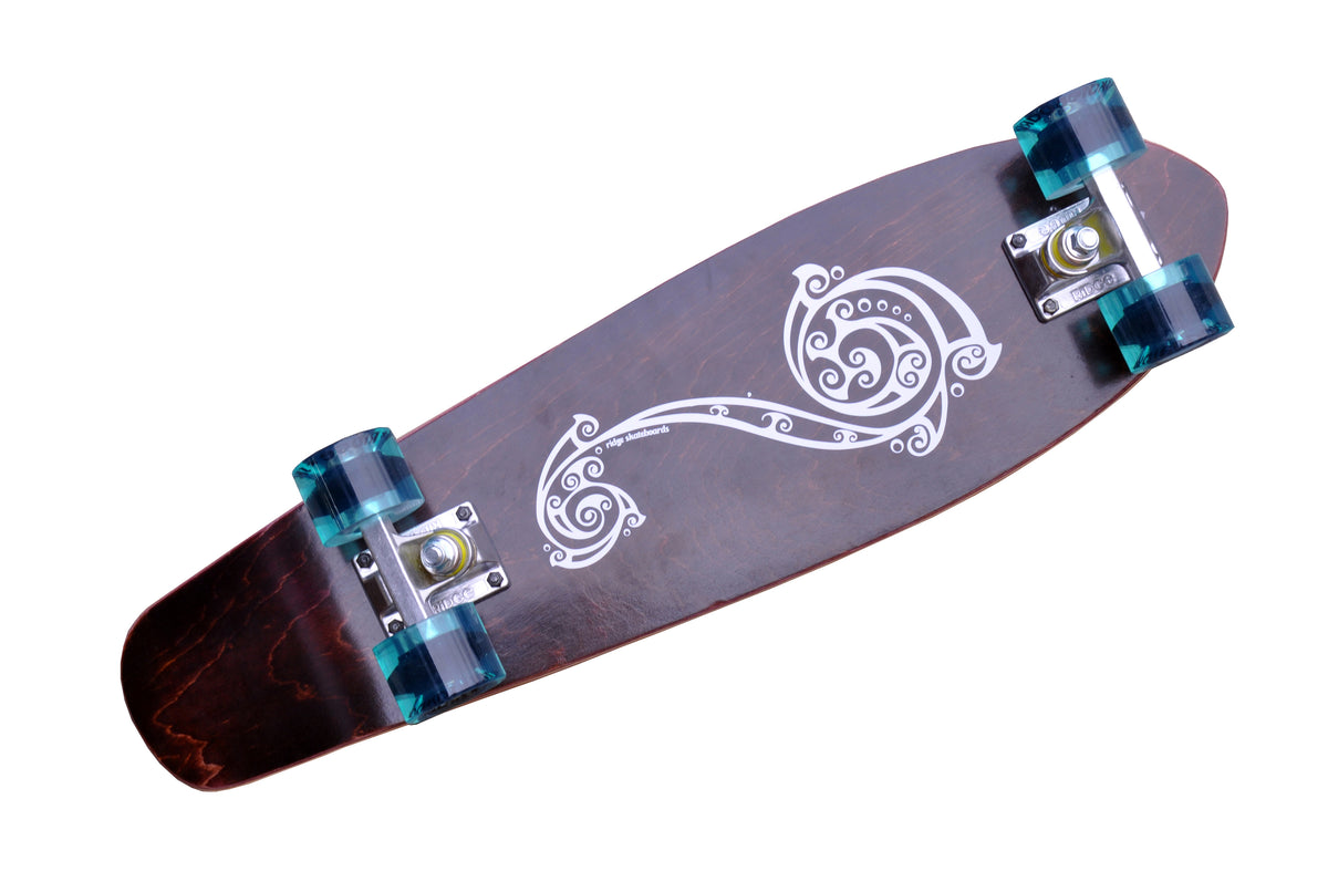 Wooden Nickel Cruisers Mini cruiser skateboards and longboards by Ridge