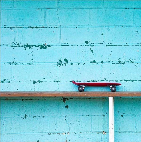 Cruiser Per Street E Curve Ridge Skateboards 22 Mini Cruiser Skateboard, Blu/Rosa Skateboard Mini Cruiser 22