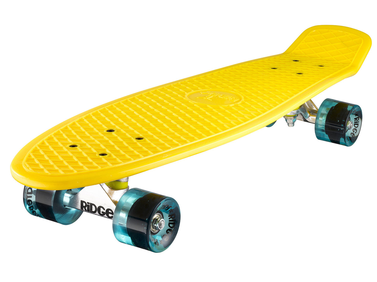 Ridge Skateboards 27" Nickel Mini Cruiser - Skateboard, 69cm, Hecho En El Reino Unido