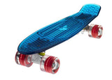 The Ridge Blaze Transparent Mini Cruiser w LED light up wheels