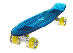 The Ridge Blaze Transparent Mini Cruiser w LED light up wheels