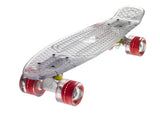 The Ridge Blaze Transparent Mini Cruiser w LED light up wheels