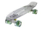 The Ridge Blaze Transparent Mini Cruiser w LED light up wheels