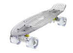 The Ridge Blaze Transparent Mini Cruiser w LED light up wheels