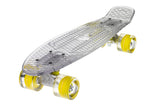 The Ridge Blaze Transparent Mini Cruiser w LED light up wheels