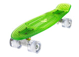 The Ridge Blaze Transparent Mini Cruiser w LED light up wheels