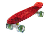 The Ridge Blaze Transparent Mini Cruiser w LED light up wheels