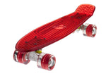 The Ridge Blaze Transparent Mini Cruiser w LED light up wheels