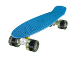 Ridge 22" Mini Cruiser complete board in blue with a choice of 12 wheel colours