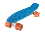 Ridge 22" Mini Cruiser complete board in blue with a choice of 12 wheel colours