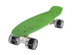 Ridge 22" Mini Cruiser complete board in green with a choice of 12 wheel colours