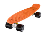 Ridge 22" Mini Cruiser complete board in orange with a choice of 12 wheel colours