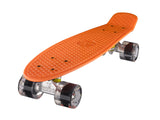 Ridge 22" Mini Cruiser complete board in orange with a choice of 12 wheel colours