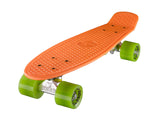 Ridge 22" Mini Cruiser complete board in orange with a choice of 12 wheel colours