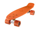 Ridge 22" Mini Cruiser complete board in orange with a choice of 12 wheel colours