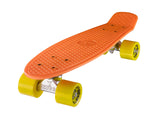 Ridge 22" Mini Cruiser complete board in orange with a choice of 12 wheel colours