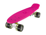 Ridge 22" Mini Cruiser complete board in pink with a choice of 12 wheel colours