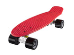 Ridge 22" Mini Cruiser complete board in red with 12 wheel colours