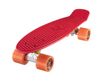 Ridge 22" Mini Cruiser complete board in red with 12 wheel colours