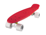 Ridge 22" Mini Cruiser complete board in red with 12 wheel colours