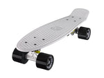 Ridge 22" Mini Cruiser complete board in white with a choice of 12 wheel colours