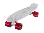 Ridge 22" Mini Cruiser complete board in white with a choice of 12 wheel colours