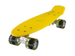 Ridge 22" Mini Cruiser complete board in yellow with a choice of 12 wheel colours