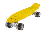 Ridge 22" Mini Cruiser complete board in yellow with a choice of 12 wheel colours