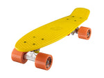 Ridge 22" Mini Cruiser complete board in yellow with a choice of 12 wheel colours