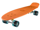 Ridge 27" Big Brother Mini Cruiser complete board skateboard in orange- 12 wheel colours