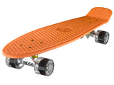 Ridge 27" Big Brother Mini Cruiser complete board skateboard in orange- 12 wheel colours