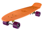 Ridge 27" Big Brother Mini Cruiser complete board skateboard in orange- 12 wheel colours