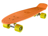 Ridge 27" Big Brother Mini Cruiser complete board skateboard in orange- 12 wheel colours