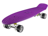 Ridge 27" Big Brother Mini Cruiser complete board skateboard in purple with 12 wheel options