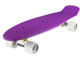 Ridge 27" Big Brother Mini Cruiser complete board skateboard in purple with 12 wheel options