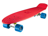 Ridge 27" Big Brother Mini Cruiser complete board skateboard in red with 12 wheel colours