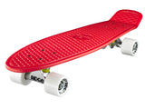 Ridge 27" Big Brother Mini Cruiser complete board skateboard in red with 12 wheel colours