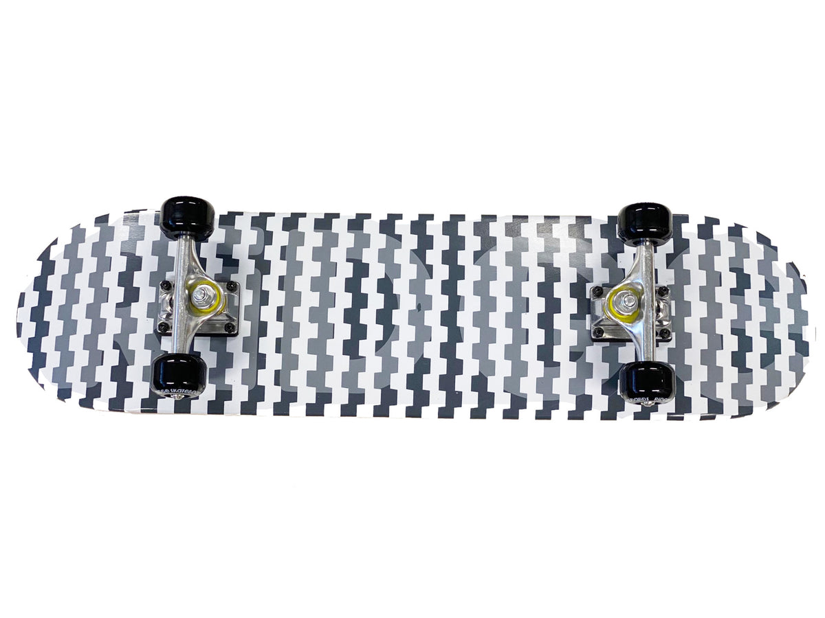 Mini Longboard Ridge – Deck Plat 55,9 Cm En érable Canadien, Forme Requin, Pré-percé