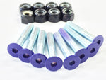 Ridge Skateboard Hardware Gumball Bolts w Coloured Hex Heads