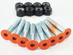 Ridge Skateboard Hardware Gumball Bolts w Coloured Hex Heads