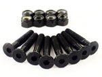 Ridge Skateboard Hardware Gumball Bolts w Coloured Hex Heads