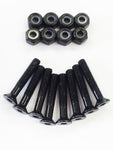 Ridge Skateboard Hardware Gumball Bolts w Coloured Hex Heads