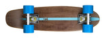 Ridge 22" Maple Wood Mini Cruiser Board: Dark Dye with 12 wheel colours