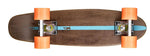 Ridge 22" Maple Wood Mini Cruiser Board: Dark Dye with 12 wheel colours