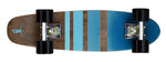 Ridge 22" Maple Wood Mini Cruiser Board: Dark Dye with 12 wheel colours