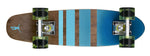 Ridge 22" Maple Wood Mini Cruiser Board: Dark Dye with 12 wheel colours