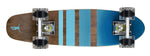 Ridge 22" Maple Wood Mini Cruiser Board: Dark Dye with 12 wheel colours