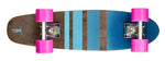 Ridge 22" Maple Wood Mini Cruiser Board: Dark Dye with 12 wheel colours