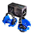 Ridge Heel Rollers: two-wheel rollers for your heels, w light up LED wheels, adjustable size