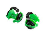 Ridge Heel Rollers: two-wheel rollers for your heels, w light up LED wheels, adjustable size